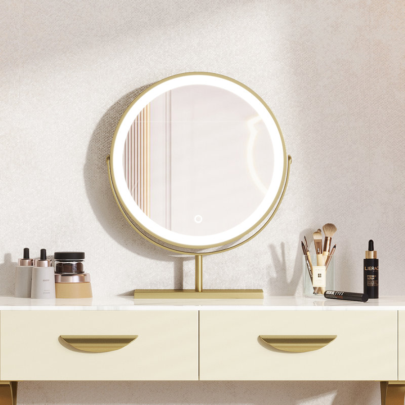 Beige makeup vanity hotsell